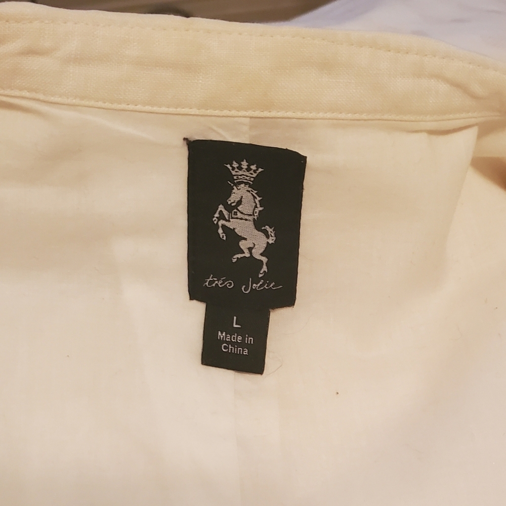 Linen Jacket Like New - Picture 4 of 8